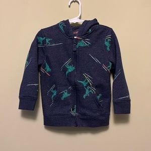 Cat and Jack brand size 3T boys dinosaur zip up